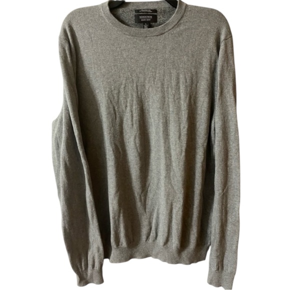 Nordstrom Other - Nordstrom Cashmere Sweater, Crew neck, Sz L, Neutral, Cotton, old money